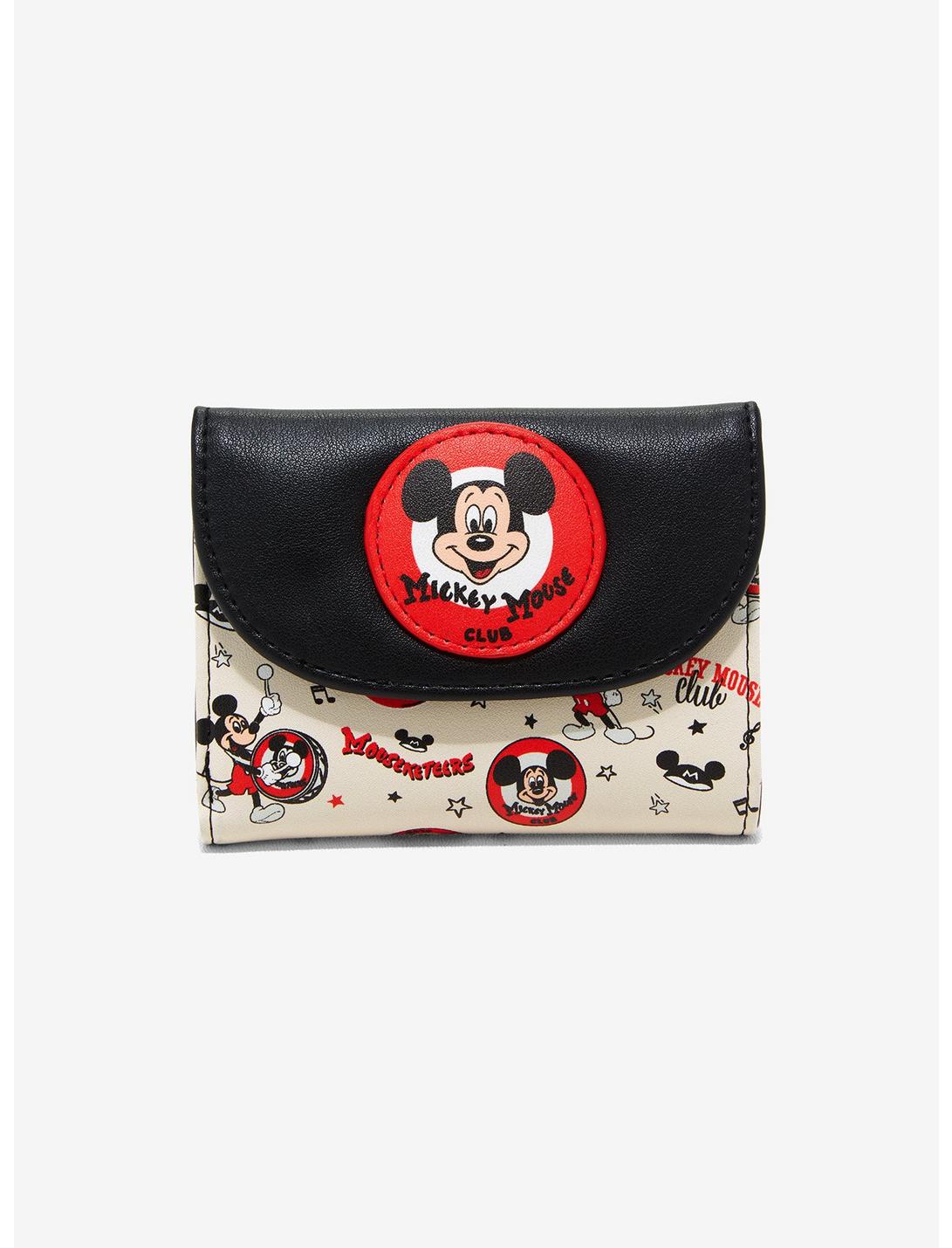 Her Universe Disney100 Mickey Mouse Club Vintage Mini Flap Wallet HUNIVERS Her Universe Disney100 Mickey Mouse Club Vintage Mini Flap Wallet -transcendentactive shop 20089333 hi