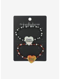 HUNIVERS Twilight Team Edward & Team Jacob Best Friend Bracelet Set