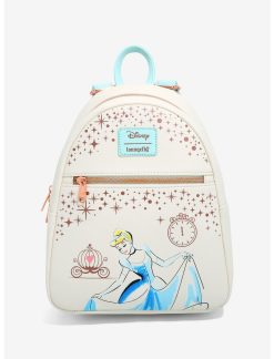 LOUNGFLY Loungefly Disney Cinderella Clock & Carriage Mini Backpack