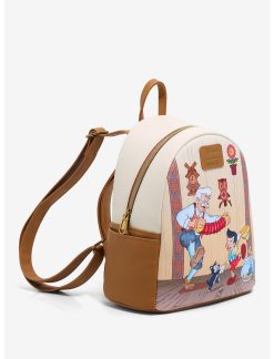 LOUNGFLY Loungefly Disney Pinocchio Dancing Mini Backpack -transcendentactive shop 20090799 av1