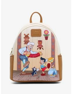 LOUNGFLY Loungefly Disney Pinocchio Dancing Mini Backpack