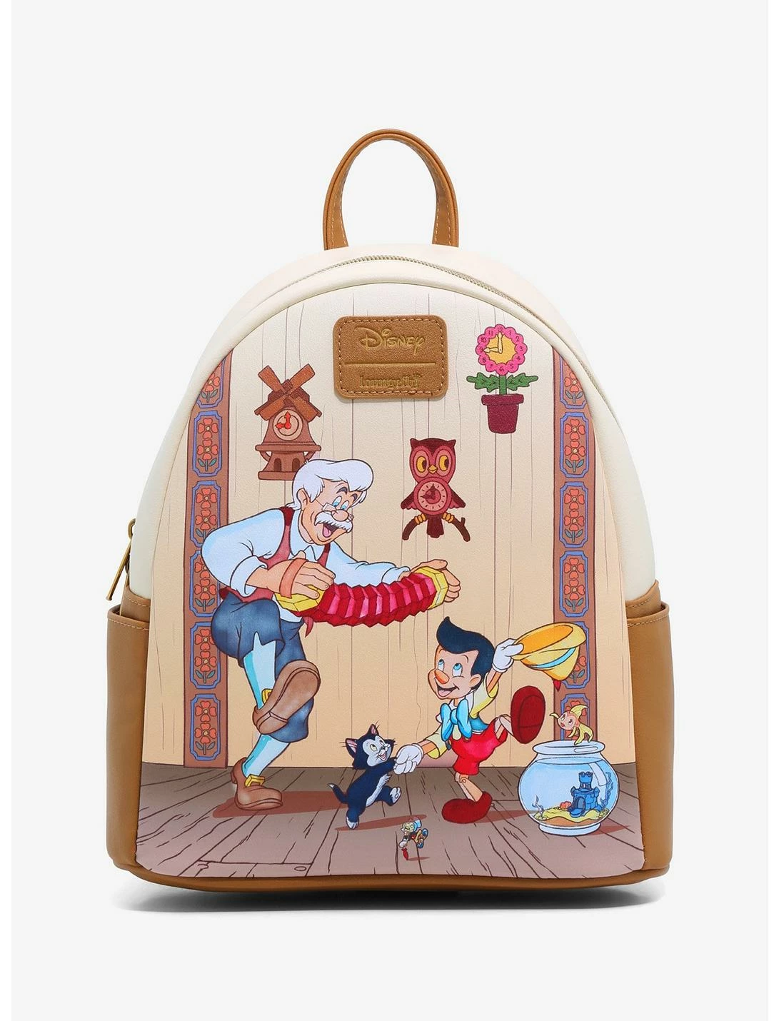 LOUNGFLY Loungefly Disney Pinocchio Dancing Mini Backpack 3 LOUNGFLY Loungefly Disney Pinocchio Dancing Mini Backpack