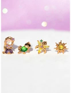 GIRLSCREW Disney X Girls Crew Tangled Rapunzel & Friends Mismatch Earring Set