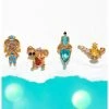 GIRLSCREW Disney X Girls Crew Aladdin Jasmine & Friends Mismatch Earring Set -transcendentactive shop 20105419 hi